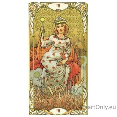 Golden Art Nouveau Tarot Grand Trumps Kortos Lo Scarabeo 1