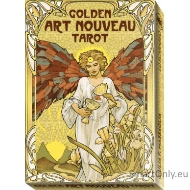 Golden Art Nouveau Tarot Grand Trumps Kortos Lo Scarabeo 3