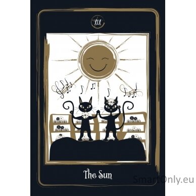 Golden Black Cat Tarot kortos AGM 2