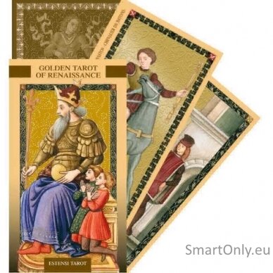 Golden Tarot Of Renaissance Kortos Lo Scarabeo