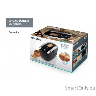 Gorenje Bread maker BM1210BK Power 800 W Number of programs 12 Display LCD Black 1