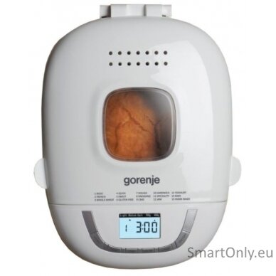 Gorenje Bread maker BM910WII Power 550 W Number of programs 15 Display LCD White