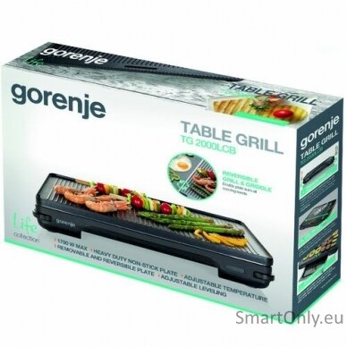 Gorenje Grill TG2000LCB Table 2000 W Black