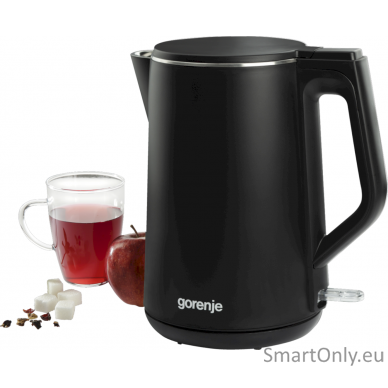 Gorenje Kettle K15DWBK Electric 2200 W 1.5 L Stainless steel 360° rotational base Black 3