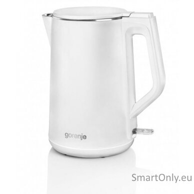 Gorenje Kettle K15DWW Electric 2200 W 1.5 L Plastic + metal 360° rotational base White