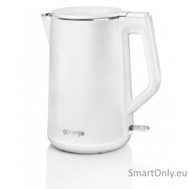 Gorenje Kettle K15DWW Electric 2200 W 1.5 L Plastic + metal 360° rotational base White