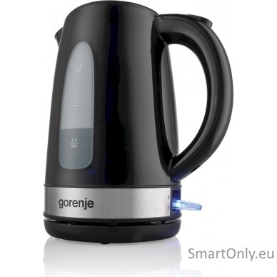 Gorenje Kettle K17BK Standard 2200 W 1.7 L  Plastic/ metal 360° rotational base Black 1