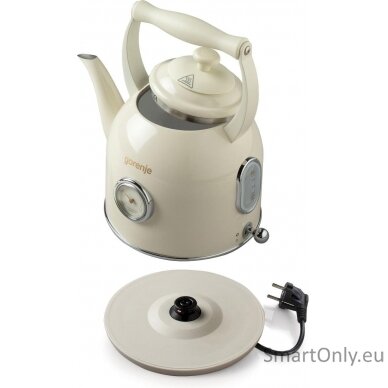 Gorenje Kettle K17CLIN Electric 2000 W 1.7 L Plastic/Metal 360° rotational base Ivory 2