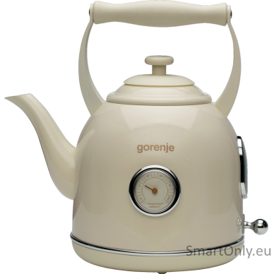 Gorenje Kettle K17CLIN Electric 2000 W 1.7 L Plastic/Metal 360° rotational base Ivory