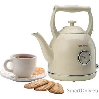 Gorenje Kettle K17CLIN Electric 2000 W 1.7 L Plastic/Metal 360° rotational base Ivory 1