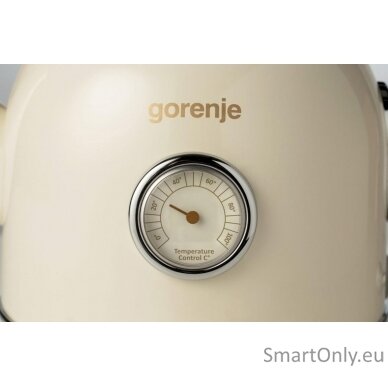 Gorenje Kettle K17CLIN Electric 2000 W 1.7 L Plastic/Metal 360° rotational base Ivory 4