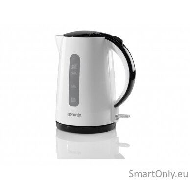 Gorenje Kettle K17PLBW Electric 2200 W 1.7 L Plastic + metal 360° rotational base White 3