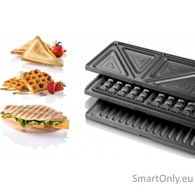 Gorenje Sandwich maker SM703GCB 700 W Number of plates 3 Number of pastry 2 Black 1