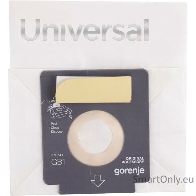 Gorenje Vacuum cleaner bag, 5 pcs, Universal GB1PBU 1