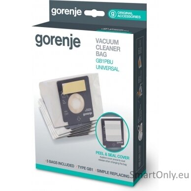 Gorenje Vacuum cleaner bag, 5 pcs, Universal GB1PBU