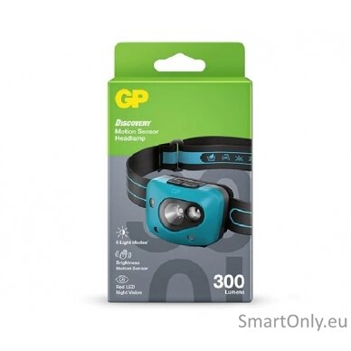 GP DISCOVERY Motion Sensor Headlamp CH44 žibintas ant galvos  3