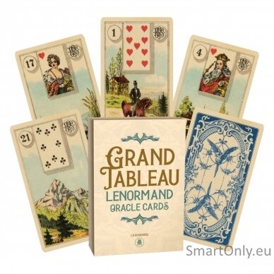 Grand Tableau Lenormand Oracle kortos Lo Scarabeo