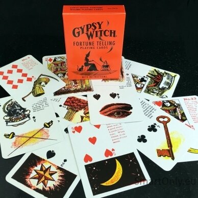 Gypsy Witch Taro kortos US Games Systems 6