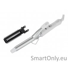 Hair Curling Iron Adler AD 2105 Warranty 24 month(s), Ceramic heating system, Barrel diameter 19 mm, Number of heating levels 1, 25 W, White