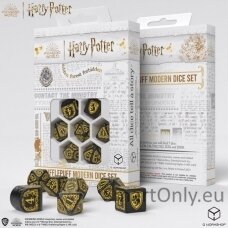 Harry Potter. Hufflepuff Modern Dice kauliukų rinkinys (juodos sp.)