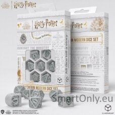 Harry Potter. Slytherin Modern Dice kauliukų rinkinys (baltos sp.)