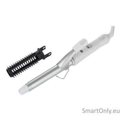 Hair Curling Iron Adler AD 2105 Warranty 24 month(s), Ceramic heating system, Barrel diameter 19 mm, Number of heating levels 1, 25 W, White 1