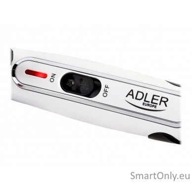 Hair Straightener Adler Warranty 24 month(s), Ceramic heating system, 50 W, White 12