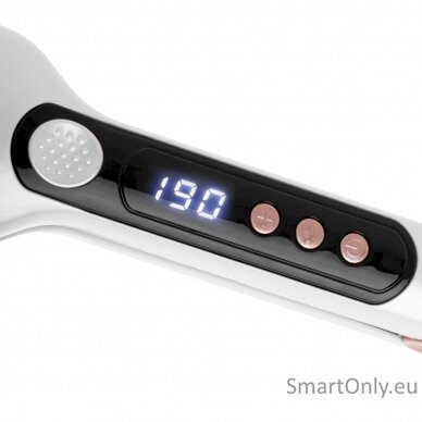 Hair Straightener - Wide | AD 2325 | Ceramic heating system | Display LCD | Temperature (min) 150 °C | Temperature (max) 210 °C | Number of heating levels 7 | 120 W | White 3