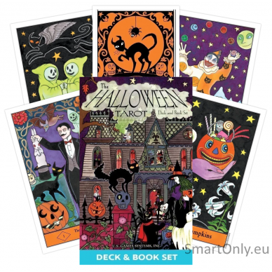 Halloween Deck book set Taro kortų ir knygos rinkinys US Games Systems