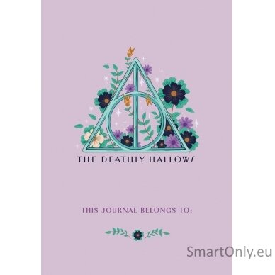 Harry Potter: Deathly Hallows siuvinėta užrašinė Insight Editions 1