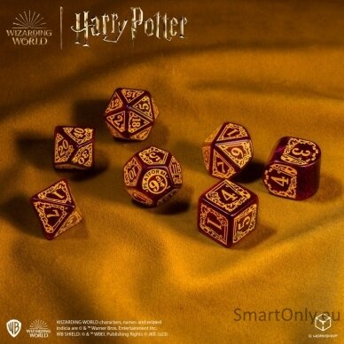 Harry Potter. Gryffindor Modern Dice kauliukų rinkinys (raudonos sp.) 4