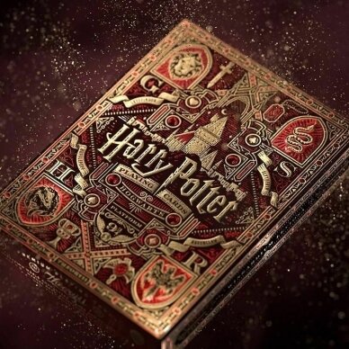 Harry Potter Gryffindor Raudonos Theory11 žaidimo kortos 1