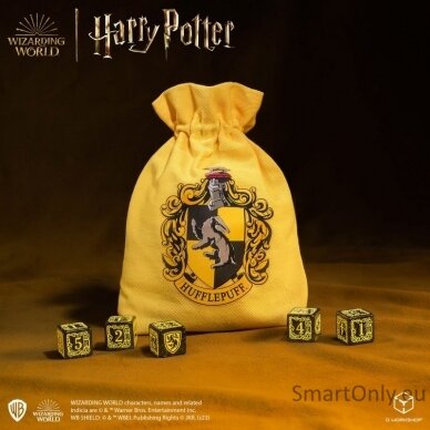 Harry Potter. Hufflepuff Dice & Pouch kauliukų ir maišelio rinkinys 3