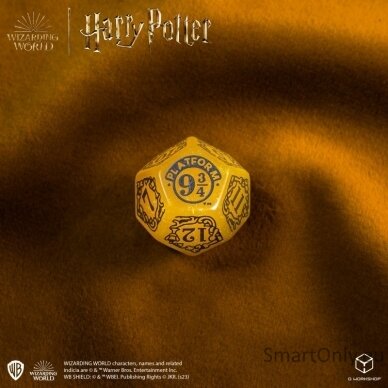 Harry Potter. Hufflepuff Modern Dice kauliukų rinkinys (geltonos sp.) 2