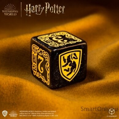 Harry Potter. Hufflepuff Modern Dice kauliukų rinkinys (juodos sp.) 1