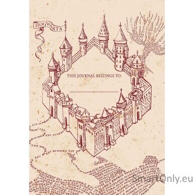 Harry Potter: Marauder's Map Journal su pakabuku Insight Editions 3