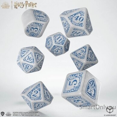 Harry Potter. Ravenclaw Modern Dice kauliukų rinkinys (baltos sp.) 1