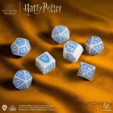 Harry Potter. Ravenclaw Modern Dice kauliukų rinkinys (baltos sp.) 5