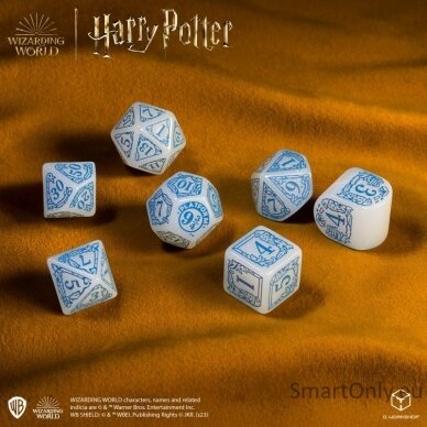 Harry Potter. Ravenclaw Modern Dice kauliukų rinkinys (baltos sp.) 6