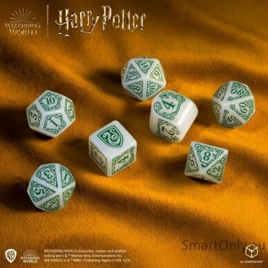 Harry Potter. Slytherin Modern Dice kauliukų rinkinys (baltos sp.) 5