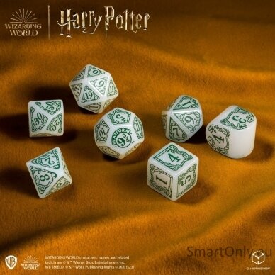 Harry Potter. Slytherin Modern Dice kauliukų rinkinys (baltos sp.) 6