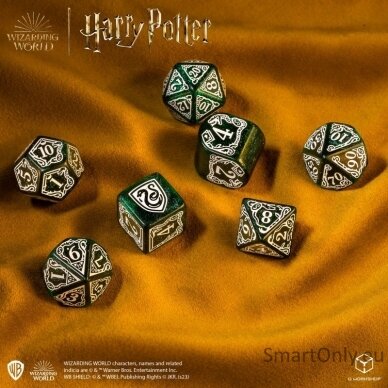 Harry Potter. Slytherin Modern Dice kauliukų rinkinys (žalios sp.) 4