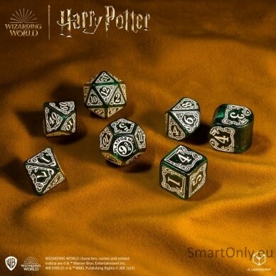 Harry Potter. Slytherin Modern Dice kauliukų rinkinys (žalios sp.) 5