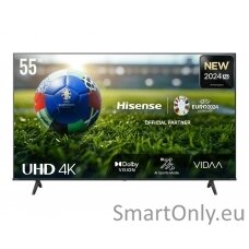 Hisense UHD Smart TV | 55A6N | 55" | Smart TV | VIDAA OS | UHD | Black