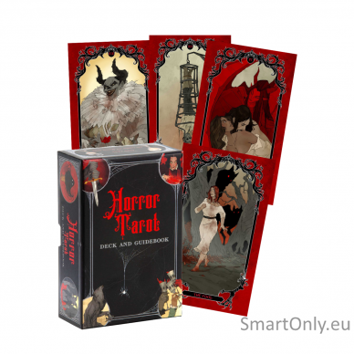 Horror Taro kortos ir vadovas Insight Editions