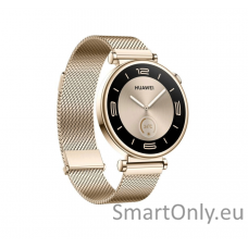 Huawei GT 4 (41mm) Smart watch GPS (satellite) AMOLED 1.32” Waterproof Gold Milanese