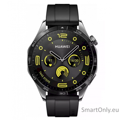 Huawei GT 4 Smart watch GPS (satellite) AMOLED 46mm Waterproof Black 1