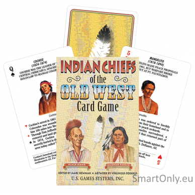 Indian Chiefs Of The Old West kortų žaidimas Us Games Systems