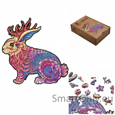 Jackalope Dėlionė Iš Medžio L Dydis (300 detalių) Fantasy Puzzles