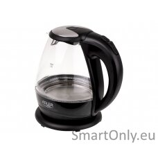 Kettle Adler Kettle AD 1224 Standard 2000 W 1.5 L Glass 360° rotational base Black